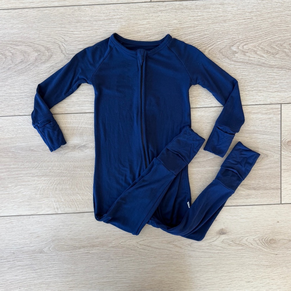 Little Sleepies Navy Zippy, 12-18m